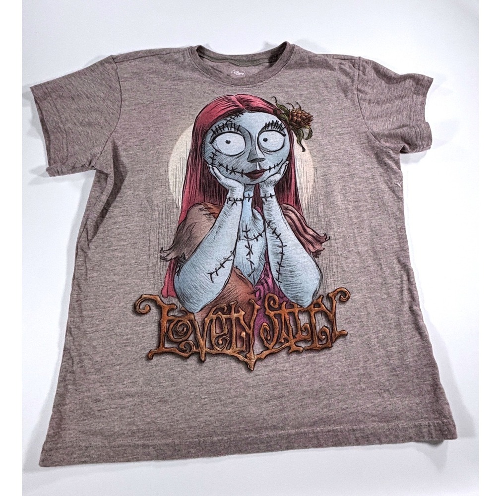 Vintage Y2K Disney Store T Shirt Nightmare Before Christmas Sally Purple Women L